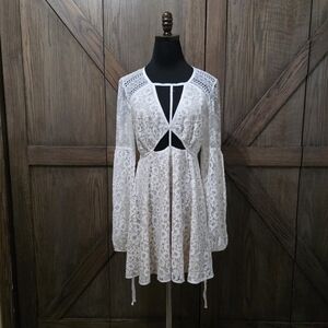 NWOT For Love And Lemons Ivory Lace Dress